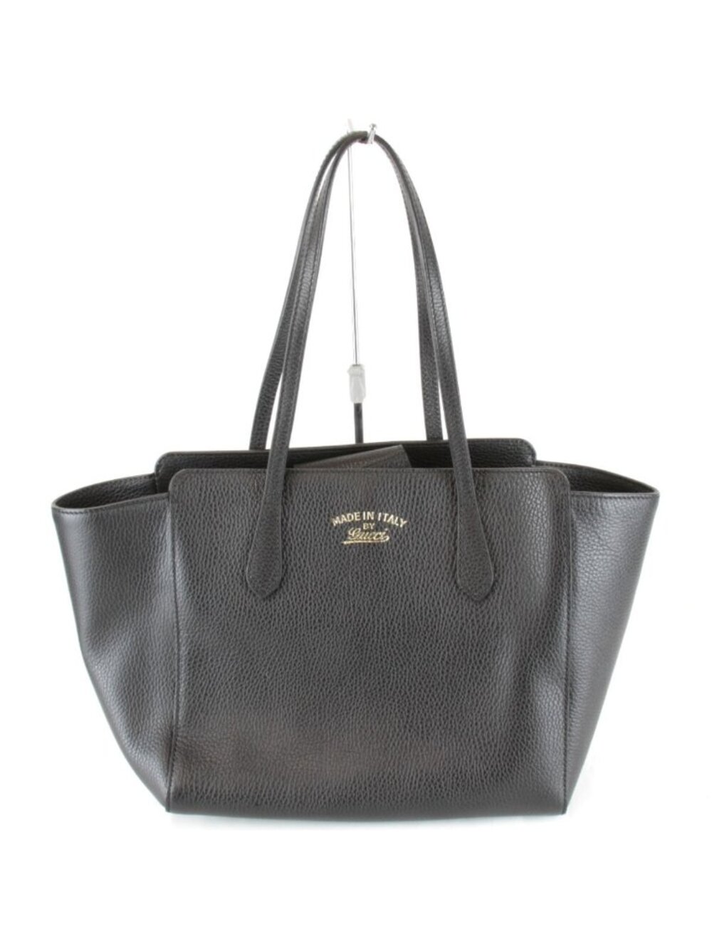 Gucci Tote Bag Leather Black
